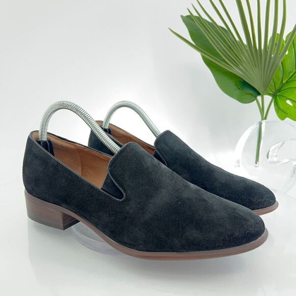 Sofft Women's Severn Shootie Loafer Slip On Boot Size 10 Black Suede Low Heel - Picture 1 of 15